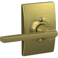 Satin Brass Door Lever