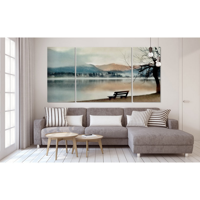Intérieur Peace-multi-pièces sur toile tendue, H 24 po x l 48 po x P 1,5 po