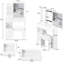 Petit meuble-lavabo American Design