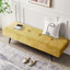 Banc rembourré 39,4 po Velours côtelé-1170276524