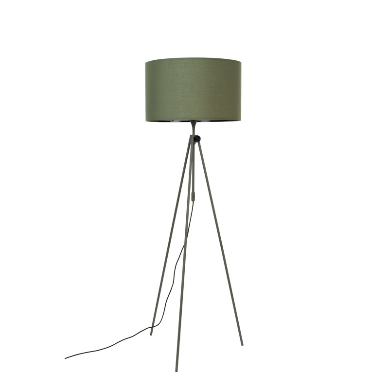 Tripod Floor Lamp, Green, Green