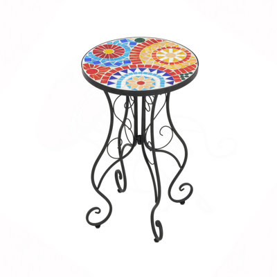 Micheal Ceramic Top Side Table