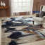 Stehouse Abstract Area Rug in Earth/Sky-1462560757