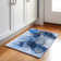 Tapis bleu marine Cerrito AMF513 lavable à la machine de qualité supérieure
