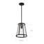 Luminaire suspendu conique à 1 lumière Cular-701689959