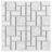 Academy Random Sized Porcelain Versailles Mosaic Wall & Floor Tile-93577769