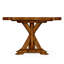 Casually Country Round Walnut Wood Dining Table-39862081-23515267