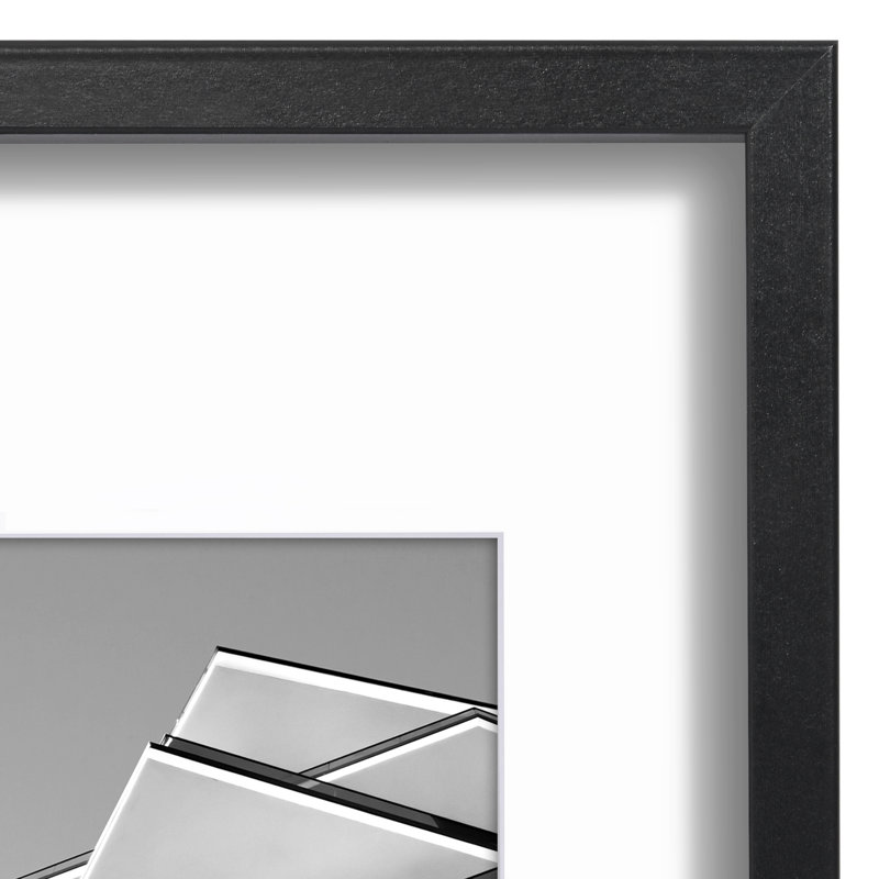 Set of 3 Picture Frame - 8x10, 10x12, 11x14 Frames with Mat & Deep, High-Quality Molding