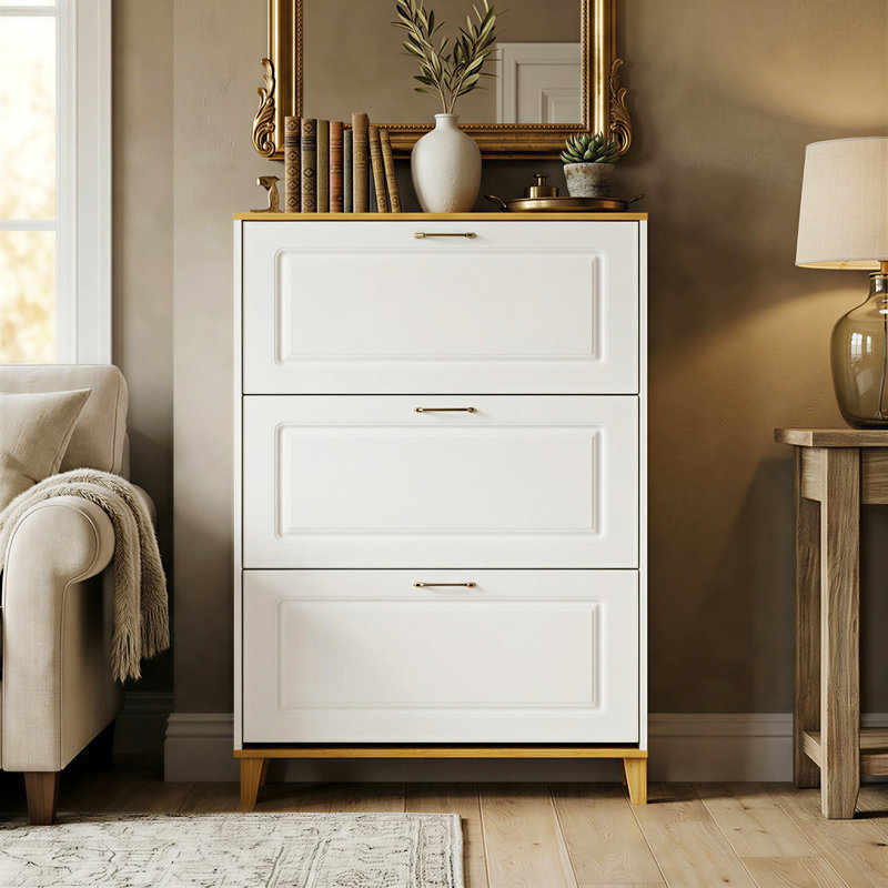 18 Pair Shoe Storage Cabinet