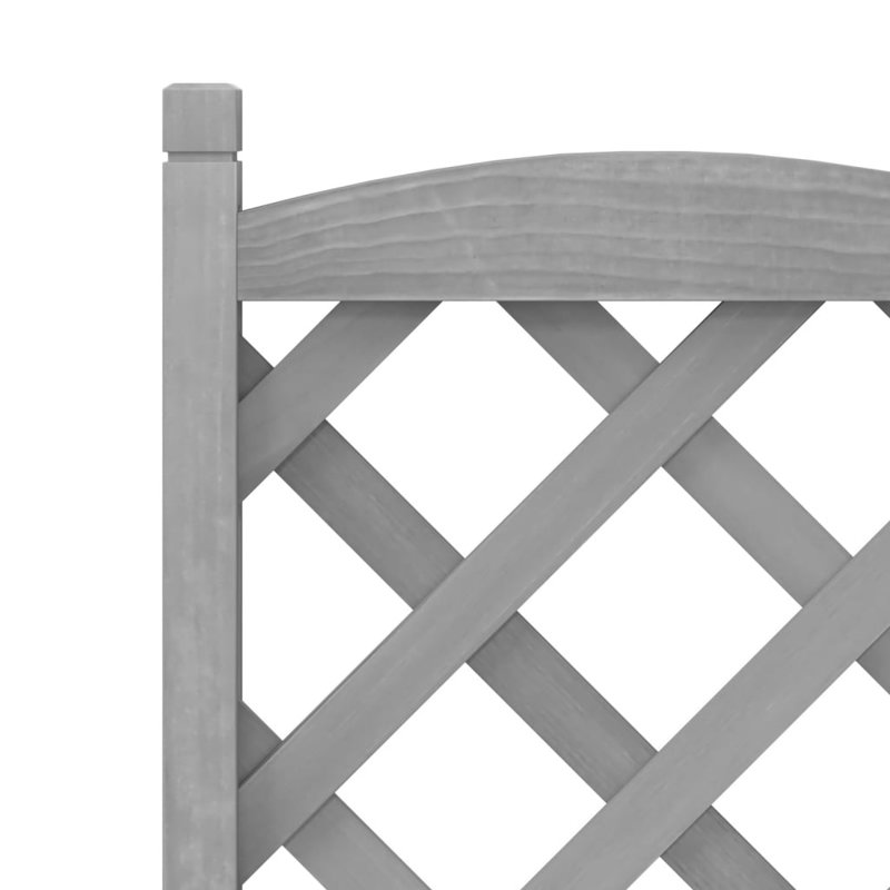 Planter Box, 97.5cm H x 40cm W x 30cm D, Grey/Brown/Blue