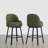 Modern Upholstered Swivel Counter Stool-848345926