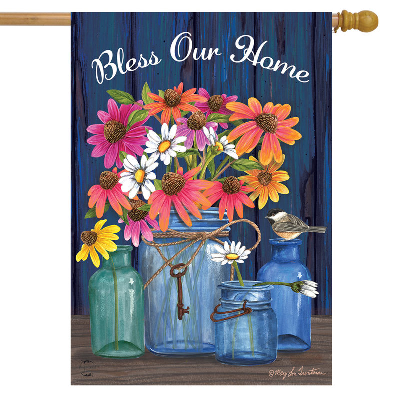 Maison d'été Bless Our Home Mason Jars