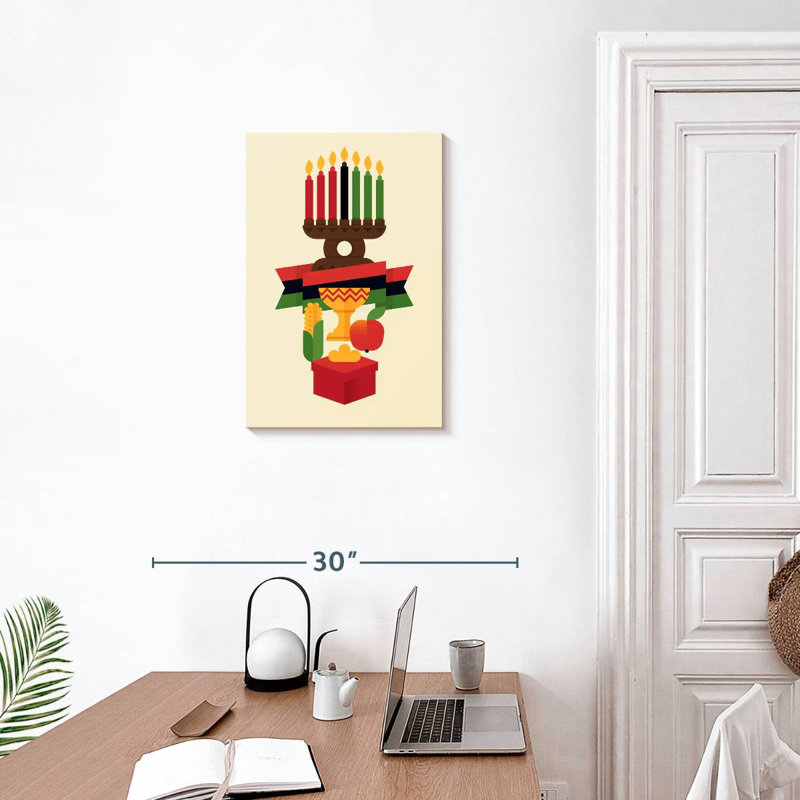 Célébration du Kwanzaa africain Lelend, H 24 po x l 16 po