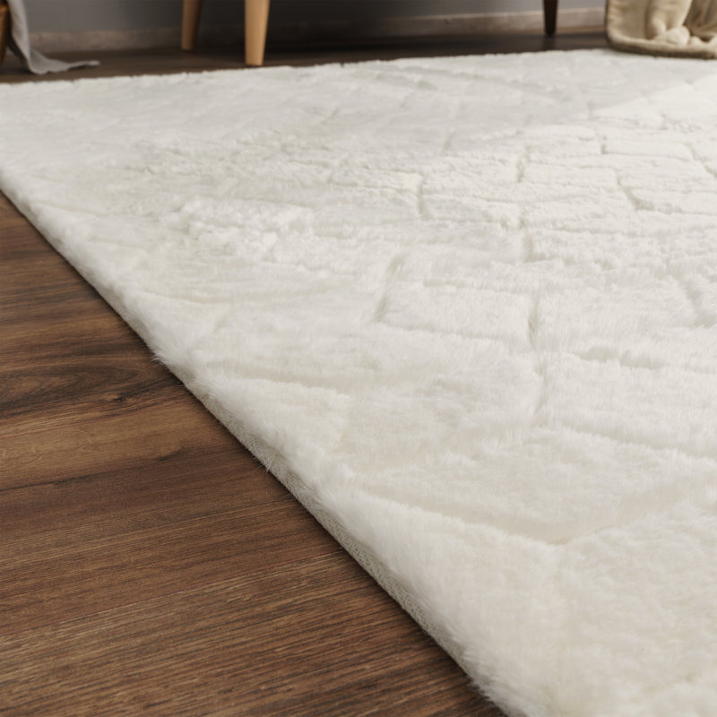 Pranvi Rectangle Dhurrie, Light Beige, Rectangular 60cm x 100cm