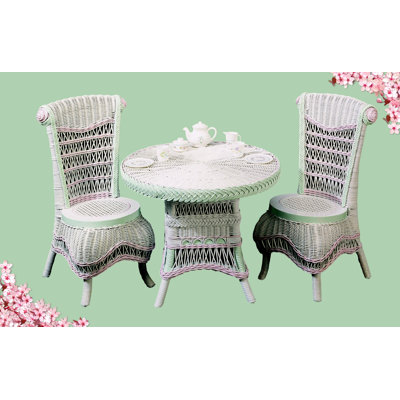 Glick Kids 3 Piece Solid Wood and Chair Set