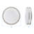 14 Inch Modern Double Ring LED Flush Mount Ceiling Light, Brushed Nickel Finish, 3 Color Temperature Adjustable with Memory Function, 10-100% Dimmable, 24W 1680LM 120V AC for Indoor Use-2141774478