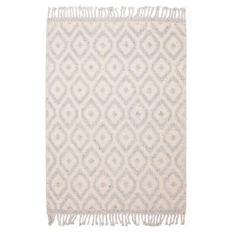Tapis unique brun clair de 5 pi 3 po x 7 pi 5 po Sienna