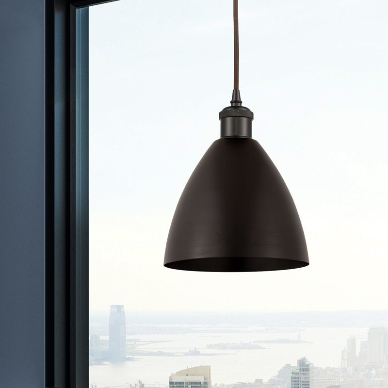 Luminaire suspendu conique à 1 lumière