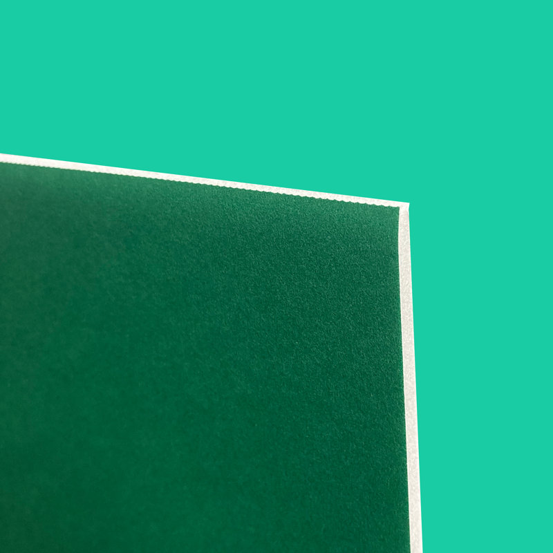 Panneau de mousse vert simple face 20 po x 30 po, 3/16 po d'épaisseur - paquet de 25, Vert