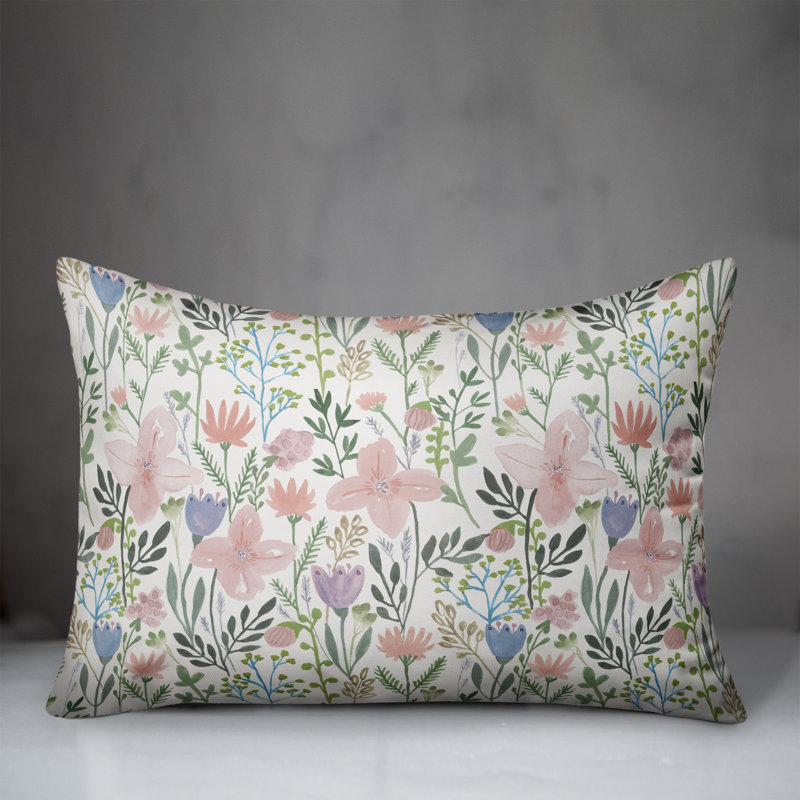 Floral Throw Pillow