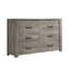 Commode double 6 tiroirs Teme Wood
