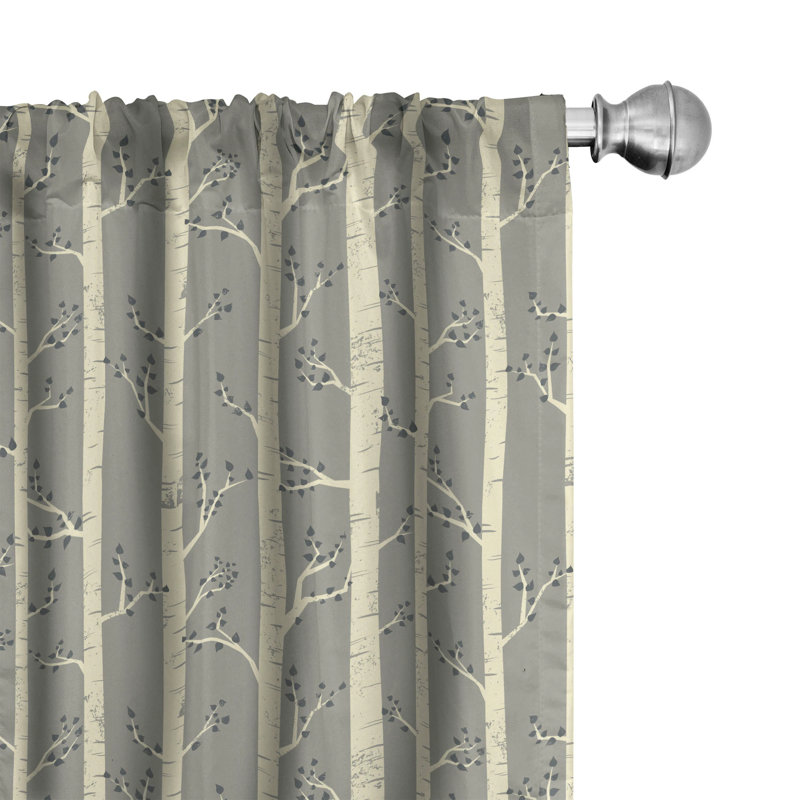 Semi-Sheer Rod Pocket Sliding Panel, 28" x 63"
