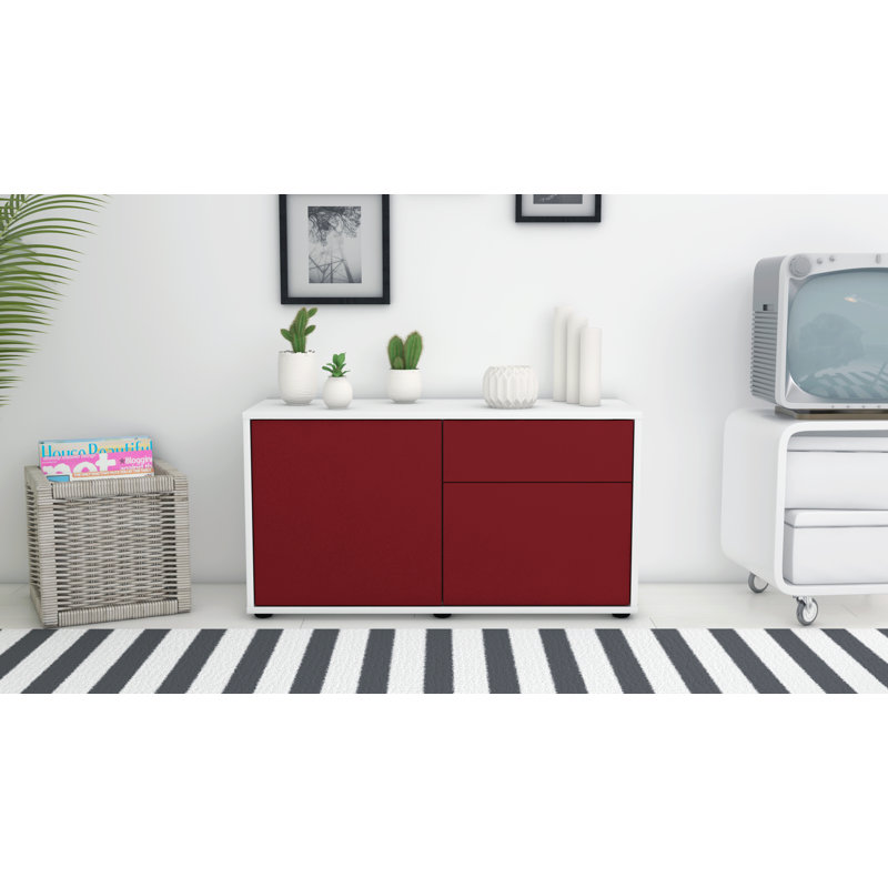 Montrose Sideboard, White/Red