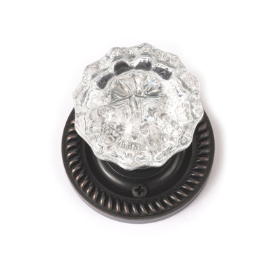 Charleston Knob with Circle Rosette