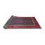 Tapis géométrique rouge / bleu / beige-456149689