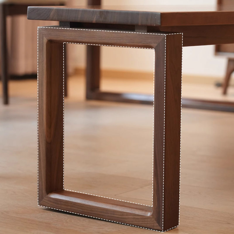 Retro Environmental Protection Solid Wood Bench Solid Wood Bench, 17.71" H x 78.74" W x 13.77" D