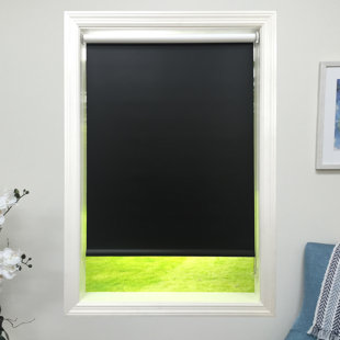 Blackout Black Roller Shade 