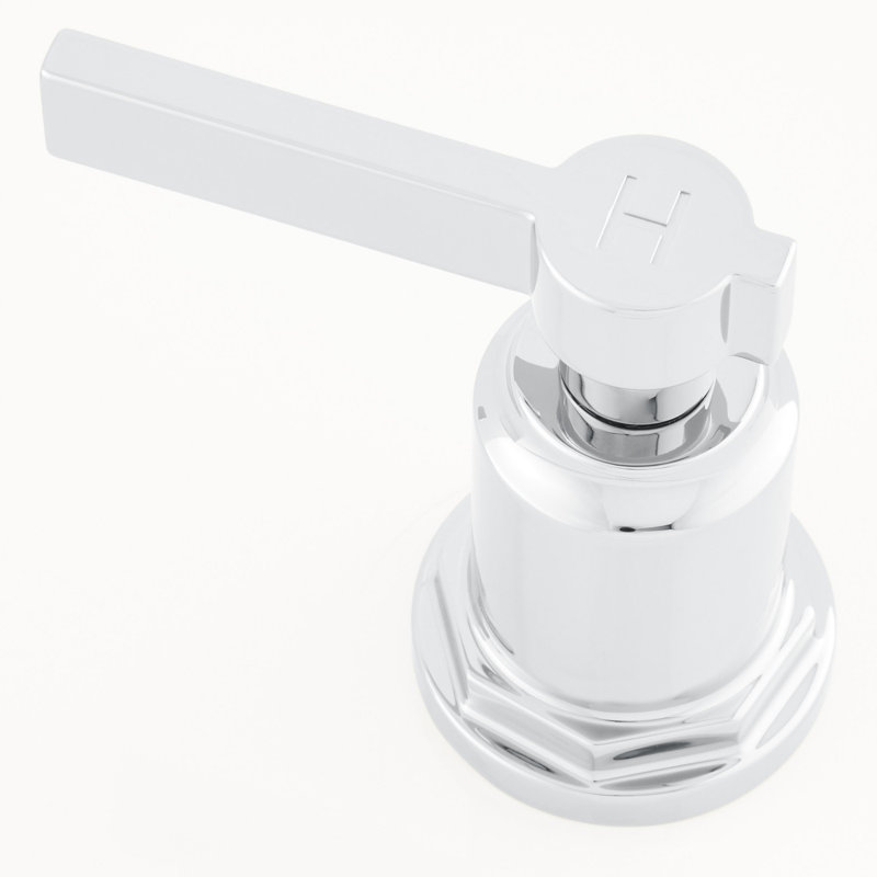 Greyfield Deck Mounted Roman Tub Filler Faucet - less Valve, Chrome