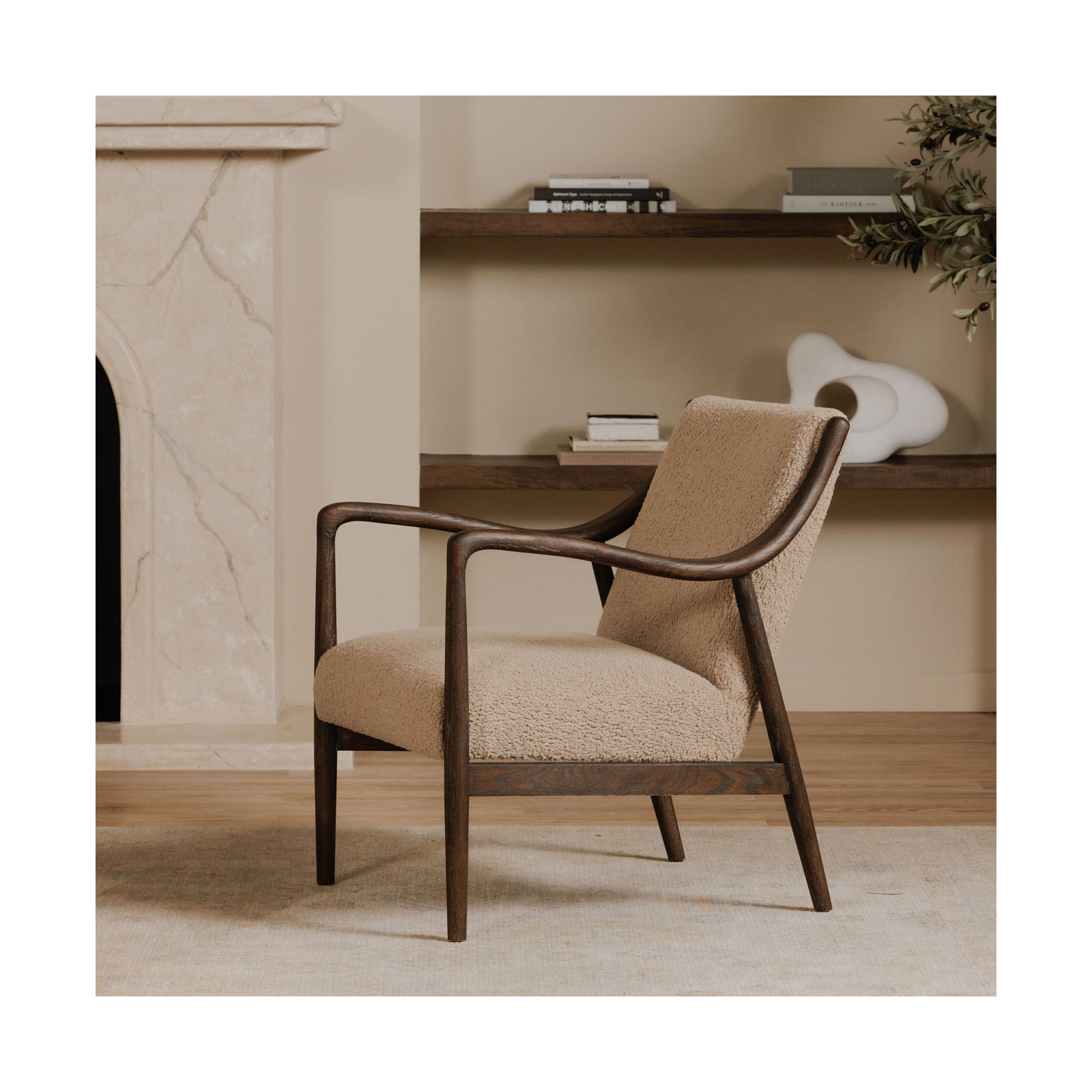 Fable Shearling Accent Chair