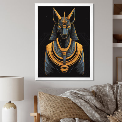 Graphique «Anubis antique Egypting Jackal God» - impression