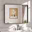 Lunara 1.18" Deep Rounded Corner Rectangular Bathroom Wall Mirror with Premium Tempered Glass & Aluminum Alloy Framed