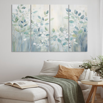 Montmiral - Abstract Botanicals Metal Art Print Set