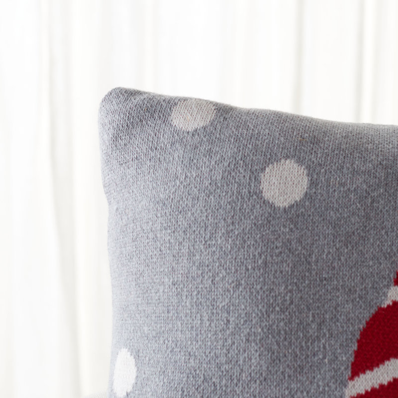 Cotton Reversible Throw Pillow