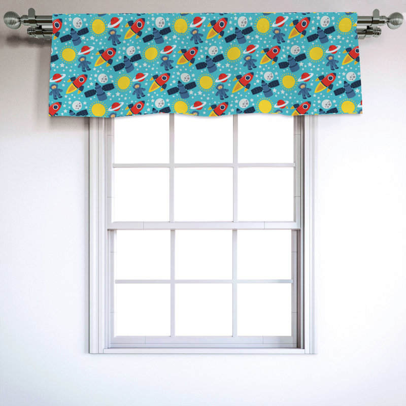 Sateen Ruffled Window Valance