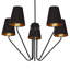 Alecsandra 5 - Light Shaded Chandelier
