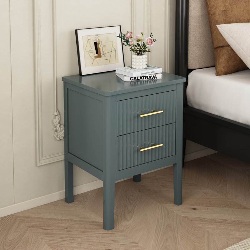 Tharptown 45cm W Bedside Table, Grey