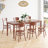 Medieval Solid Wood Side Dining Chairs-349478018