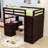 Loft Bed With Desk, Drawers, And Wardrobe-853863667-853863670