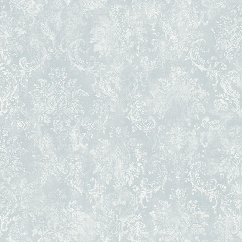 Positano 10m x 52.8cm Matte Wallpaper Roll, Blue/Off White