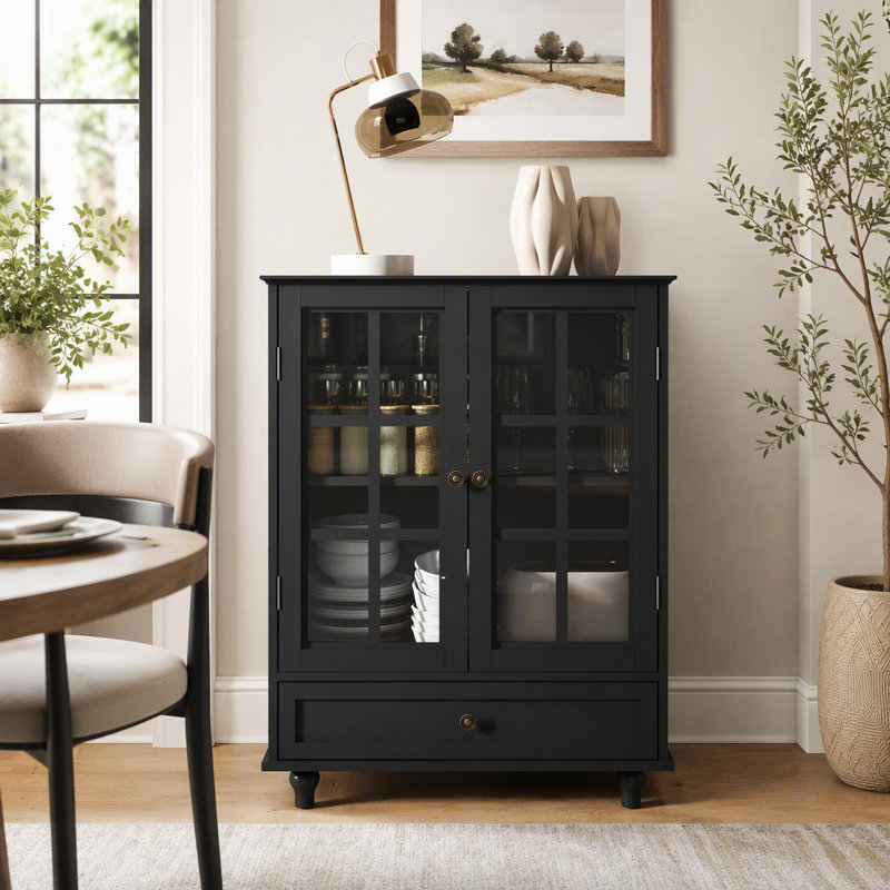 Buffet Minimalist, Noir