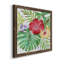 Fleurs tropicales - Peinture sur toile encadrée-1294675133-1294675120