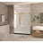Frameless Shower Door 56-60 "W X 76" H, 1/4 "(6 Mm) Clear Tempered Glass, Explosion Proof Film, Stainless Steel Handle,Brushed Gold-119866329