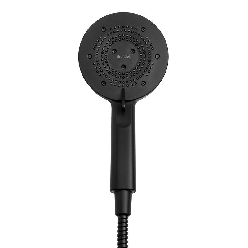 Nebia Yuba 5-Setting Handshower 1.5 gpm, Chrome, Matte Black