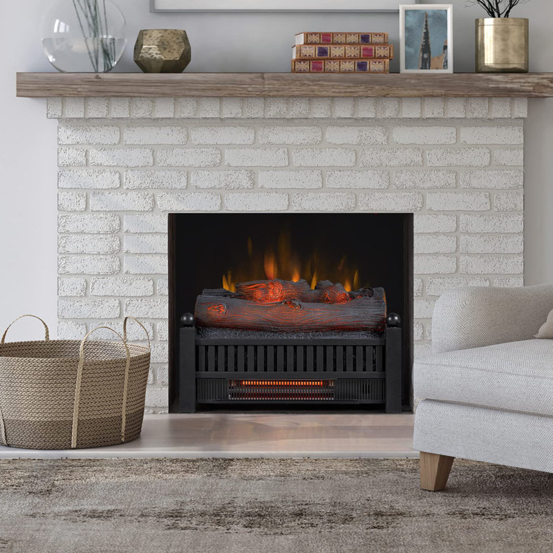 Duraflame 20-In Juniper Infrared Electric Fireplace Log Set with Crackling Sound
