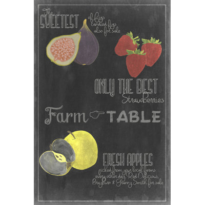 Blackboard Fruit III -  Painting