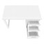 Bureau d'ordinateur, bureau personnel, ordinateur portable, installation à gauche, à droite, tiroirs de rangement, L 48 po, stratifié de travail, contemporain, moderne-125902927